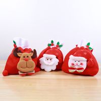 Christmas Santa Claus Snowman Cloth Party Gift Wrapping Supplies sku image 7