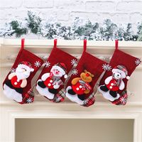 Christmas Santa Claus Deer Cloth Party Hanging Ornaments main image 1