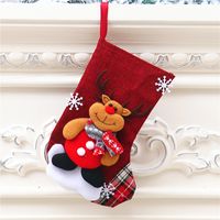 Christmas Santa Claus Deer Cloth Party Hanging Ornaments sku image 3
