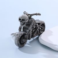 Punk Motorcycle Bicycle Skull Alloy Bag Pendant Keychain sku image 4