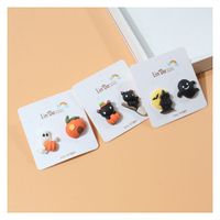 Fashion Pumpkin Plastic Ear Studs 1 Pair main image 3