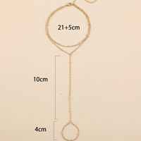 Basic Geometric Alloy Chain Women's Anklet 1 Piece main image 3