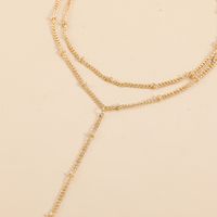 Basic Geometric Alloy Chain Women's Anklet 1 Piece main image 2