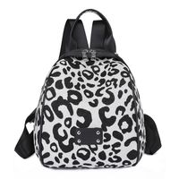 Houndstooth Leopard Shopping Women's Backpack main image 5