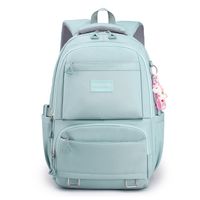 Women's Large All Seasons Nylon Solid Color Fashion Square Zipper Fashion Backpack sku image 4