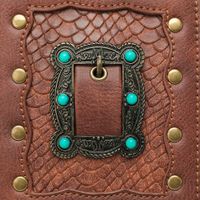 Women's Mini Pu Leather Geometric Vintage Style Metal Button Square Magnetic Buckle Crossbody Bag main image 4