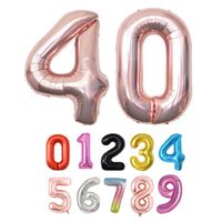 Birthday Number Aluminum Film Party Balloons main image 3