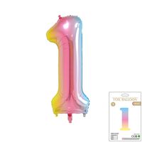 Birthday Number Aluminum Film Party Balloons sku image 2