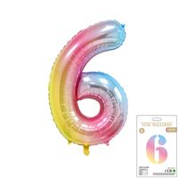 Birthday Number Aluminum Film Party Balloons sku image 7