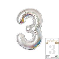 Birthday Number Aluminum Film Party Balloons sku image 24
