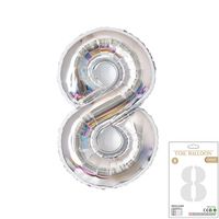 Birthday Number Aluminum Film Party Balloons sku image 29