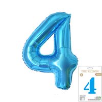 Birthday Number Aluminum Film Party Balloons sku image 45