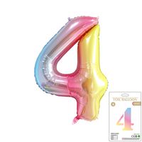 Birthday Number Aluminum Film Party Balloons sku image 5