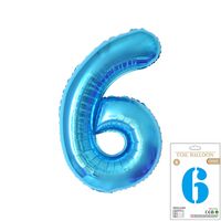 Birthday Number Aluminum Film Party Balloons sku image 47