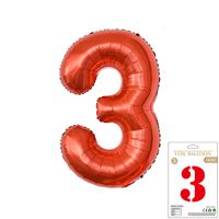 Birthday Number Aluminum Film Party Balloons sku image 34