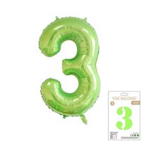 Birthday Number Aluminum Film Party Balloons sku image 54