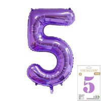 Birthday Number Aluminum Film Party Balloons sku image 66