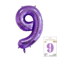 Birthday Number Aluminum Film Party Balloons sku image 70