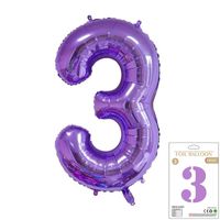 Birthday Number Aluminum Film Party Balloons sku image 64