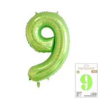 Birthday Number Aluminum Film Party Balloons sku image 60