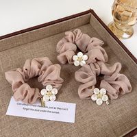 Fashion Flower Cloth Plating Hair Tie main image 1