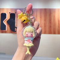 Cute Doll Pvc Metal Bag Pendant Keychain sku image 2