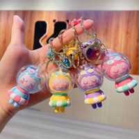 Cute Doll Pvc Metal Bag Pendant Keychain main image 2