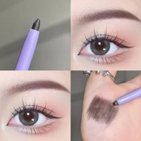 Smooth Color Holding Eyeliner Waterproof Sweat-proof Not Easy To Smudge Comes With Pencil Sharpener Novice Eyeliner sku image 1