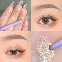 Smooth Color Holding Eyeliner Waterproof Sweat-proof Not Easy To Smudge Comes With Pencil Sharpener Novice Eyeliner sku image 2