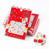 Christmas Letter Paper Nail Patches 1 Set Nail Supplies main image 3