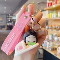 Cute Cartoon Character Doll Pvc Bag Pendant Keychain sku image 1