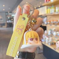 Cute Cartoon Character Doll Pvc Bag Pendant Keychain sku image 2