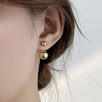 Simple Style Butterfly Alloy Plating Earrings sku image 5