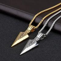 Retro Geometric Alloy Plating Necklace main image 1