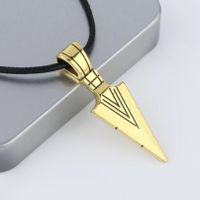 Retro Geometric Alloy Plating Necklace sku image 2