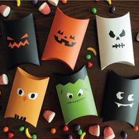 Halloween Drôle Motif Halloween Papier Festival Fournitures D'emballage Cadeau 1 Pièce main image 1
