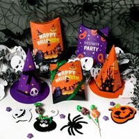 Halloween Mode Motif Halloween Papier Festival Fournitures D'emballage Cadeau 1 Pièce main image 2