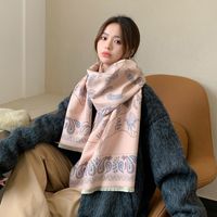 Women's Elegant Bird Artificial Wool Printing Pashmina Scarves main image 2