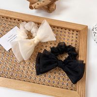 Simple Style Bow Knot Synthetic Yarn Pleated Hair Tie main image 3