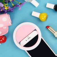 Rk12 Mini Round Mobile Phone Small Live Streaming Beauty Fill Light Ring Light Portable Shooting Charging Selfie Flash main image 5
