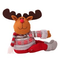 Christmas Santa Claus Snowman Elk Cloth Indoor Decorative Props sku image 1