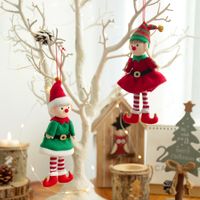 Weihnachten Puppe Tuch Gruppe Hängende Ornamente main image 1