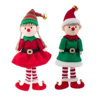 Weihnachten Puppe Tuch Gruppe Hängende Ornamente main image 5