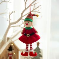 Weihnachten Puppe Tuch Gruppe Hängende Ornamente main image 3
