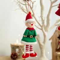Weihnachten Puppe Tuch Gruppe Hängende Ornamente main image 2