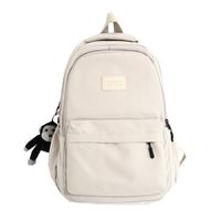 Women's Medium All Seasons Nylon Solid Color Fashion Square Zipper Functional Backpack sku image 4