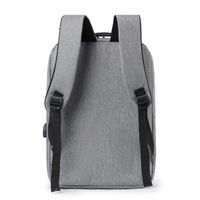 Unisex Large All Seasons Oxford Cloth Solid Color Fashion Square Zipper Functional Backpack main image 6