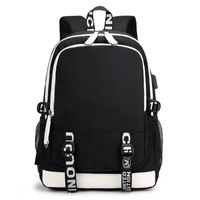 Men's Medium All Seasons Oxford Cloth Solid Color Fashion Square Zipper Functional Backpack sku image 23