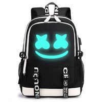 Men's Medium All Seasons Oxford Cloth Solid Color Fashion Square Zipper Functional Backpack main image 6