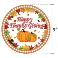 Thanksgiving Pumpkin Letter Paper Party Party Packs main image 3